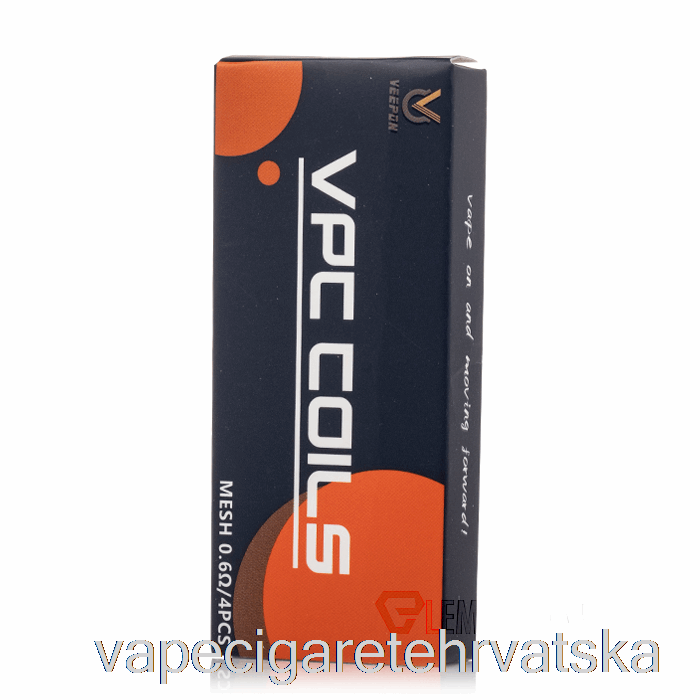 Vape Cigarete Veepon Vpc Zamjenske Zavojnice 0,6 Ohm Mrežaste Zavojnice